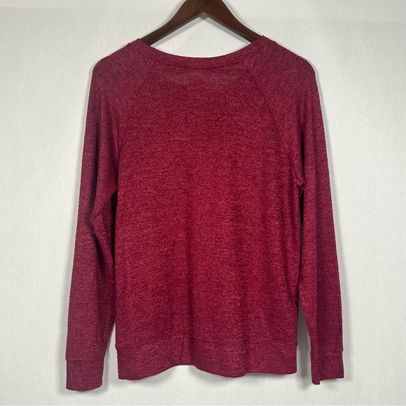 Disney Parks Maroon Sweater with Mickey & Minnie - Picture 2 of 9